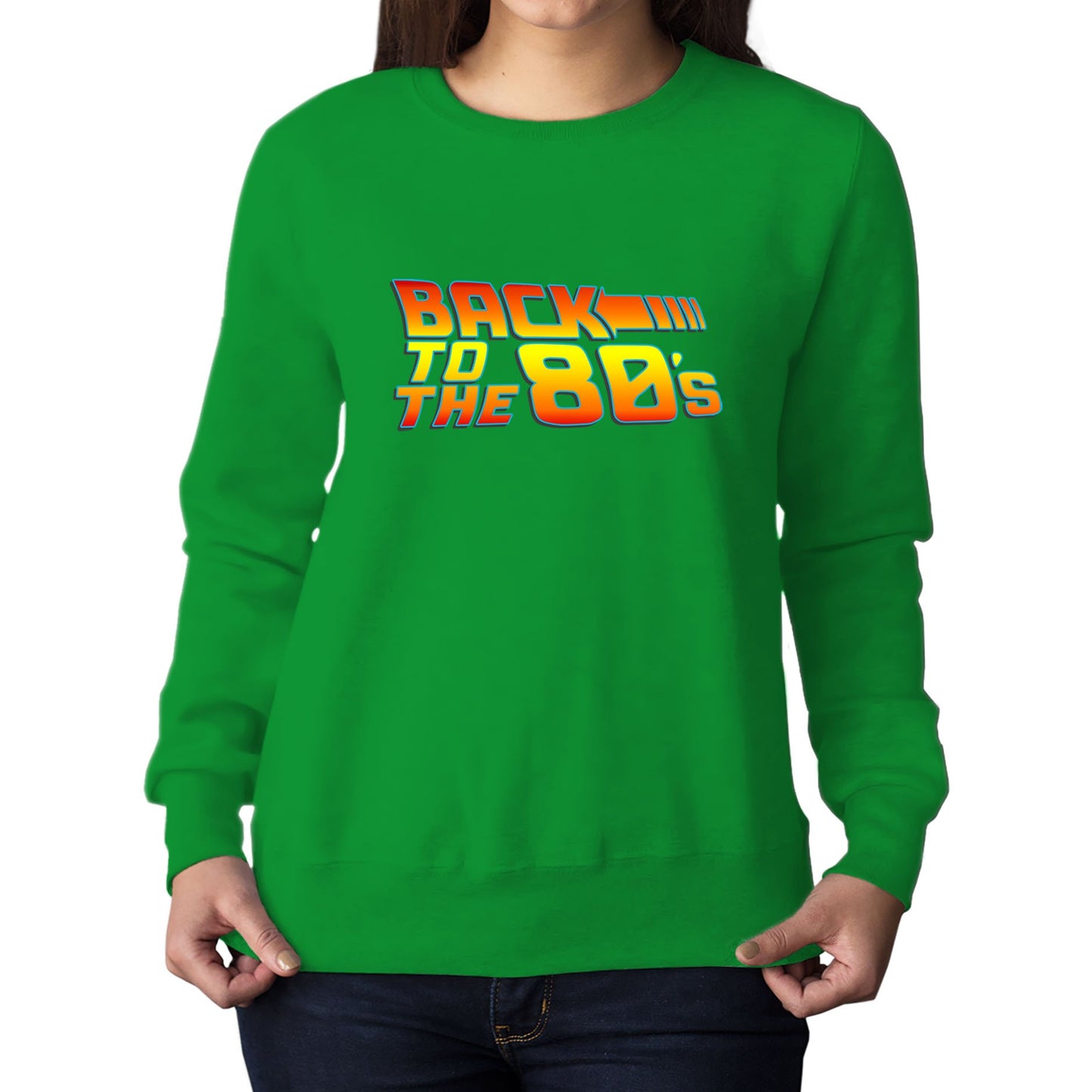 Back To The 80's Womens Sweatshirt