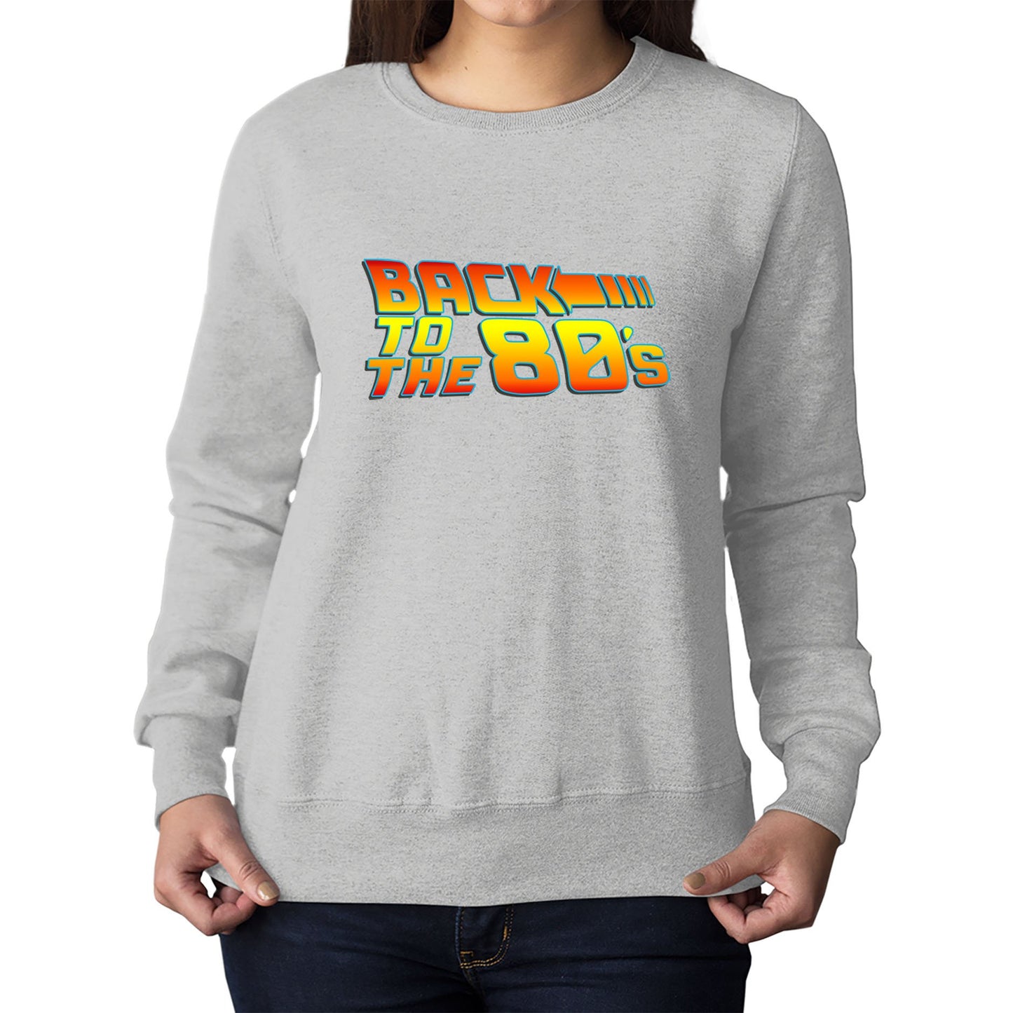 Back To The 80's Womens Sweatshirt