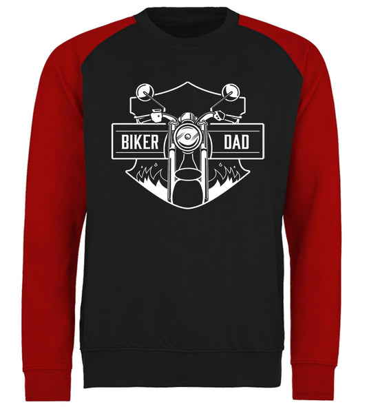 Biker Dad Baseball Sweatshirt