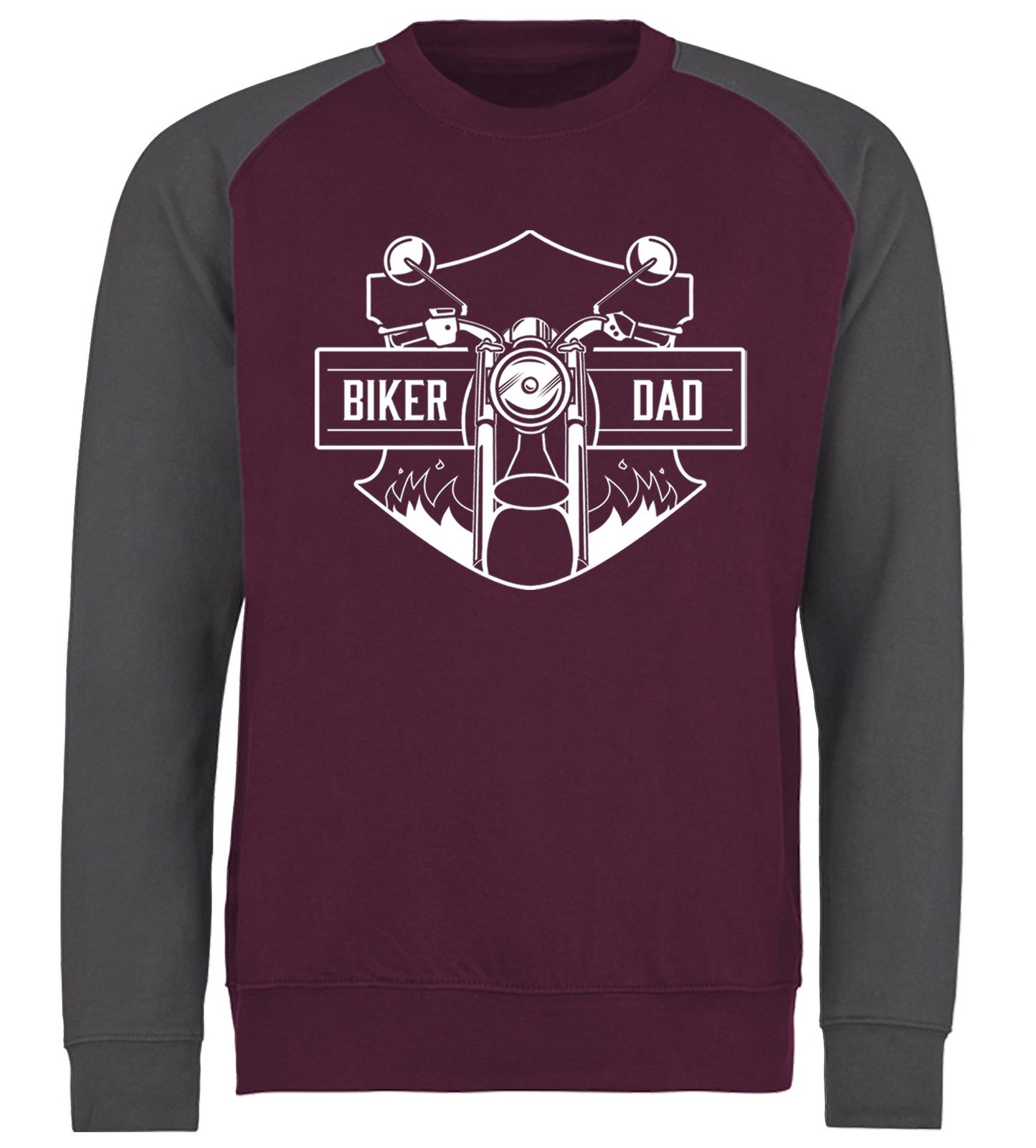 Biker Dad Baseball Sweatshirt