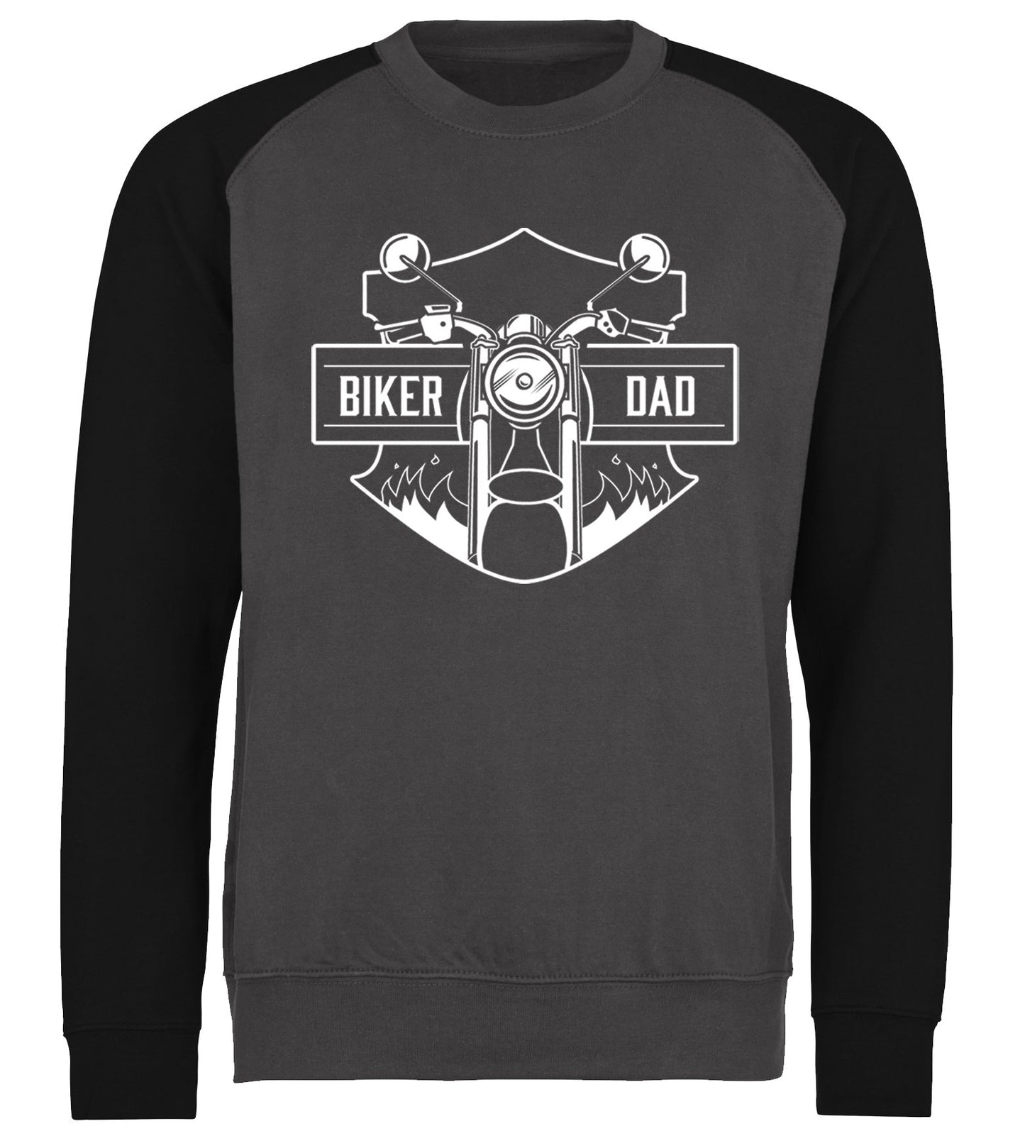 Biker Dad Baseball Sweatshirt