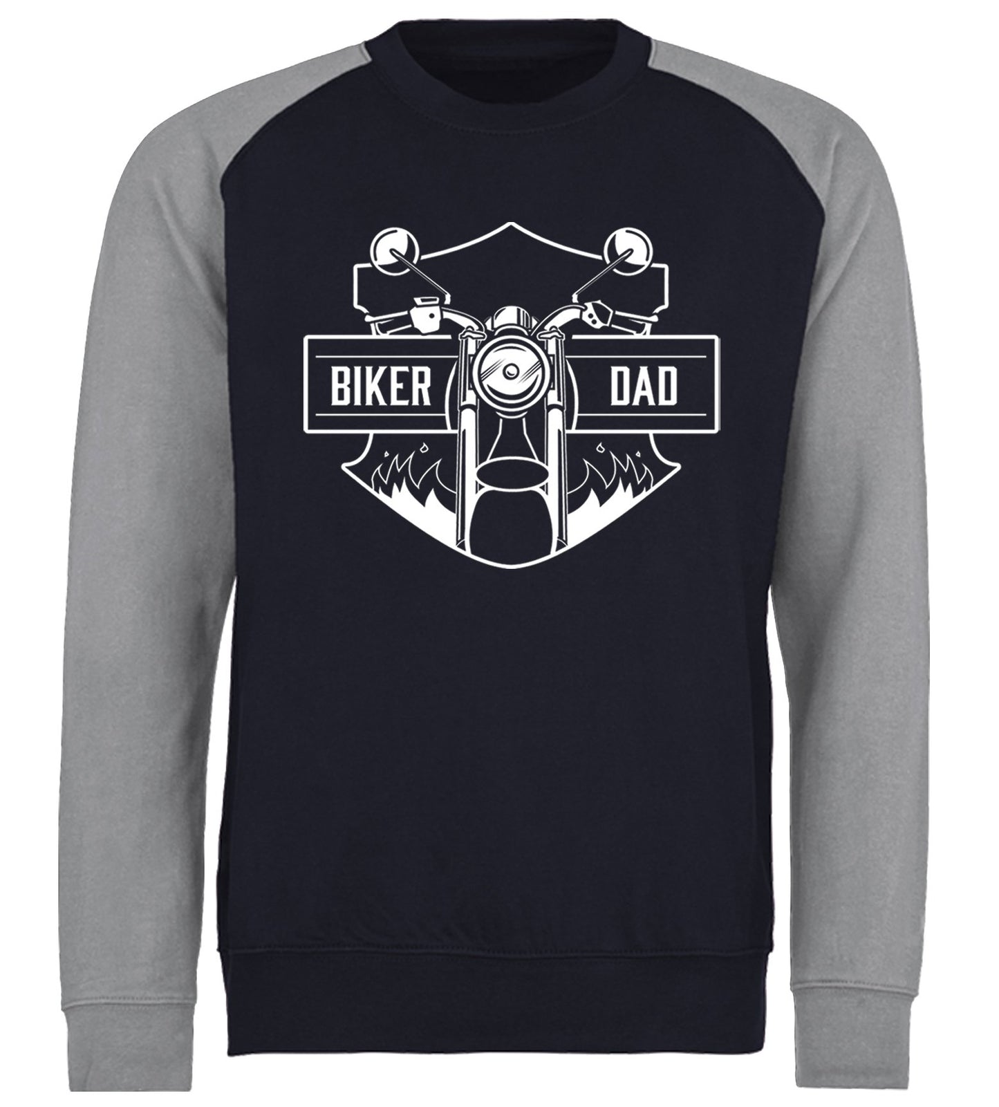 Biker Dad Baseball Sweatshirt