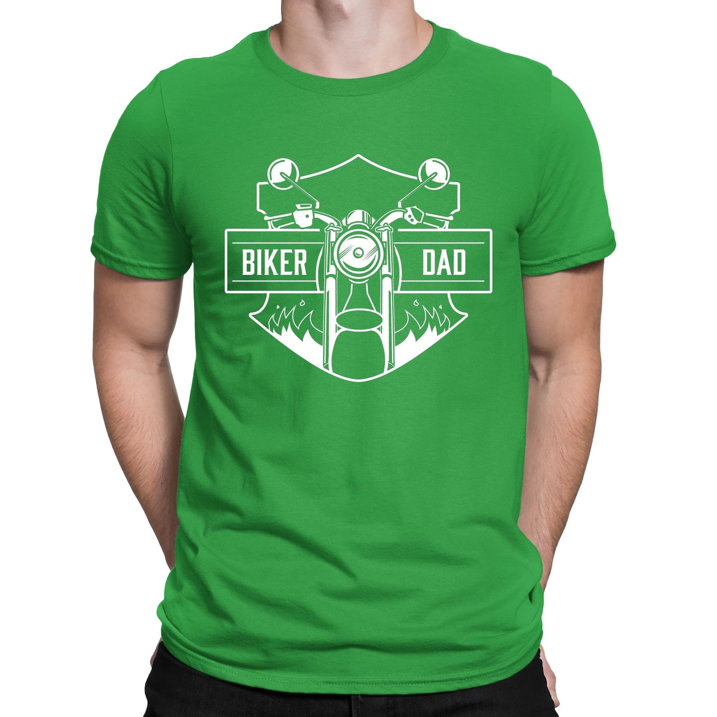 Biker Dad Mens T-shirt