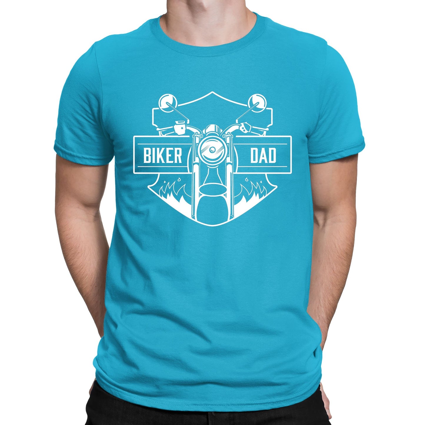 Biker Dad Mens T-shirt