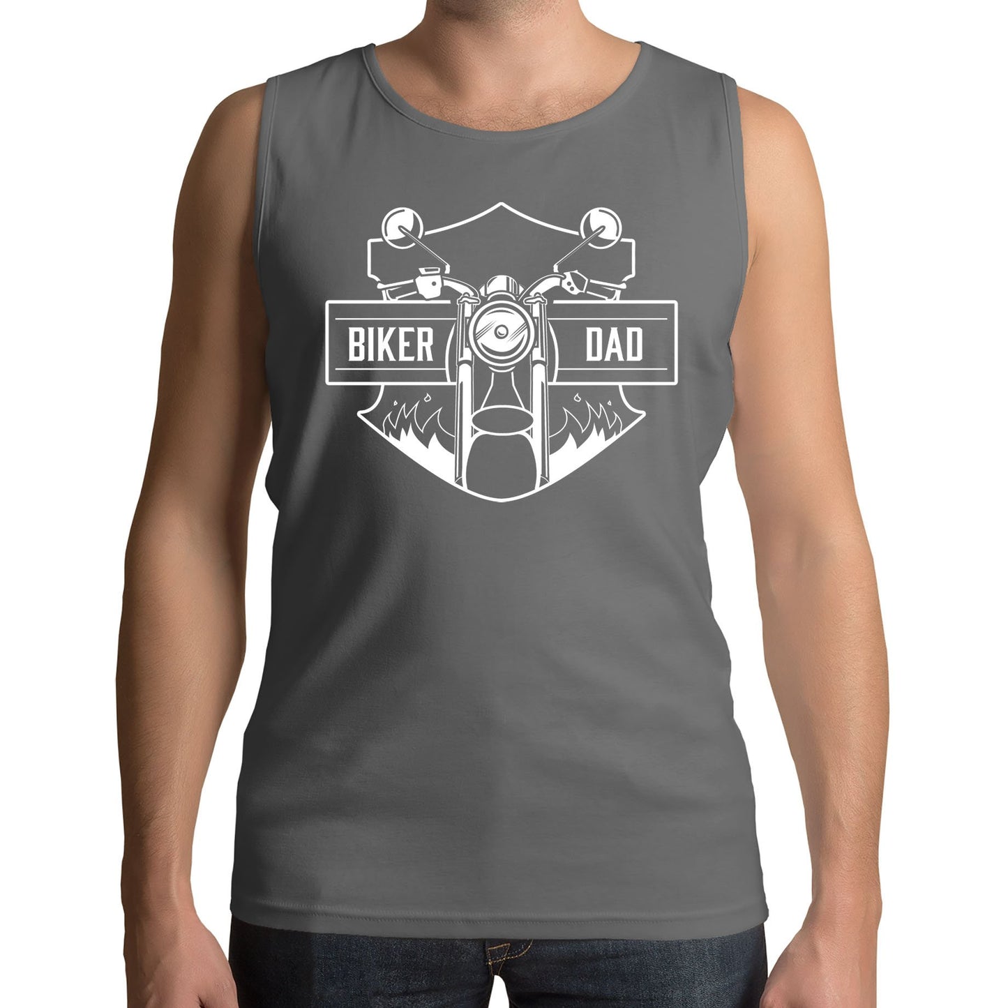 Biker Dad Mens Vest