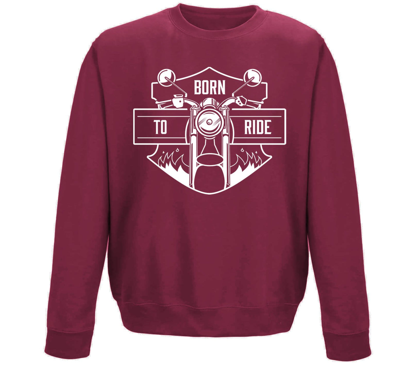 Born To Ride Biker Childrens Sweatshirt