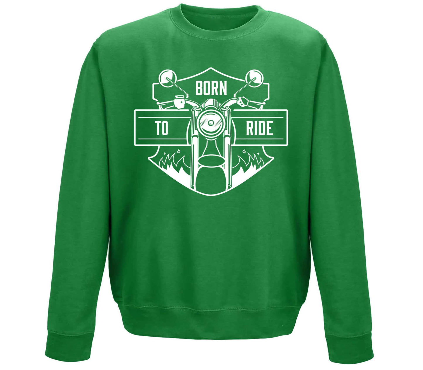 Born To Ride Biker Childrens Sweatshirt