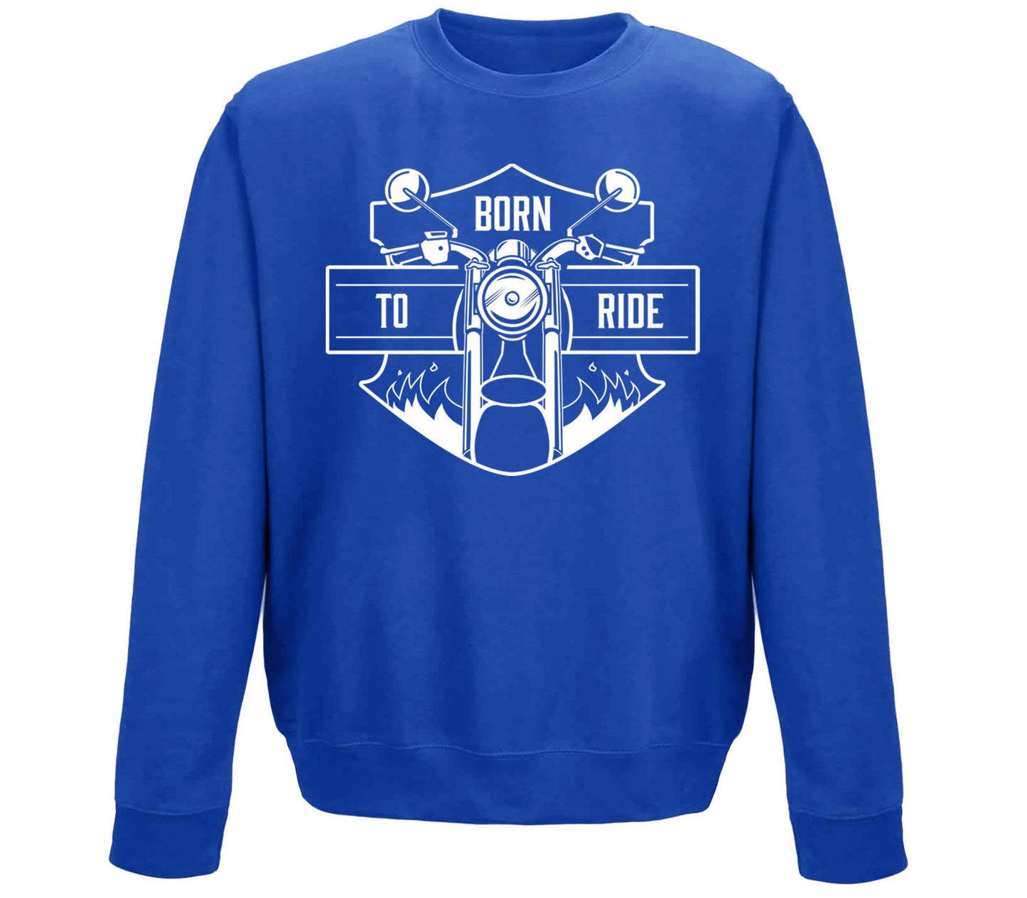 Born To Ride Biker Childrens Sweatshirt