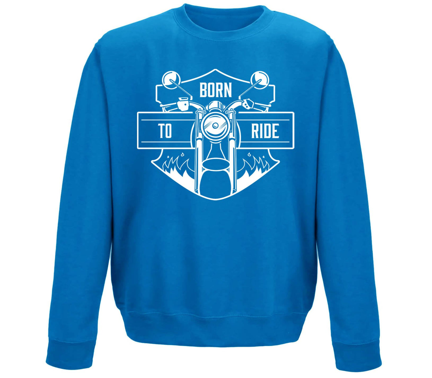 Born To Ride Biker Childrens Sweatshirt