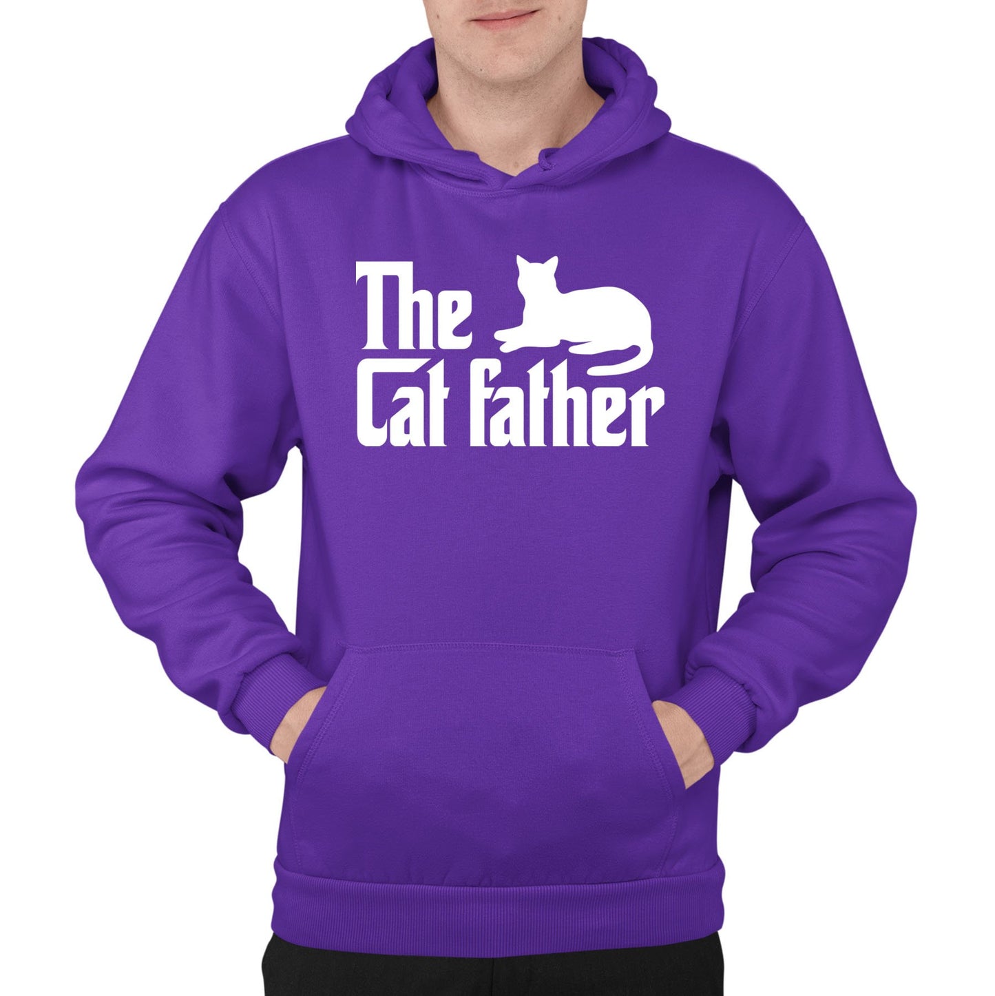 The Catfather Mens Pullover Hoodie