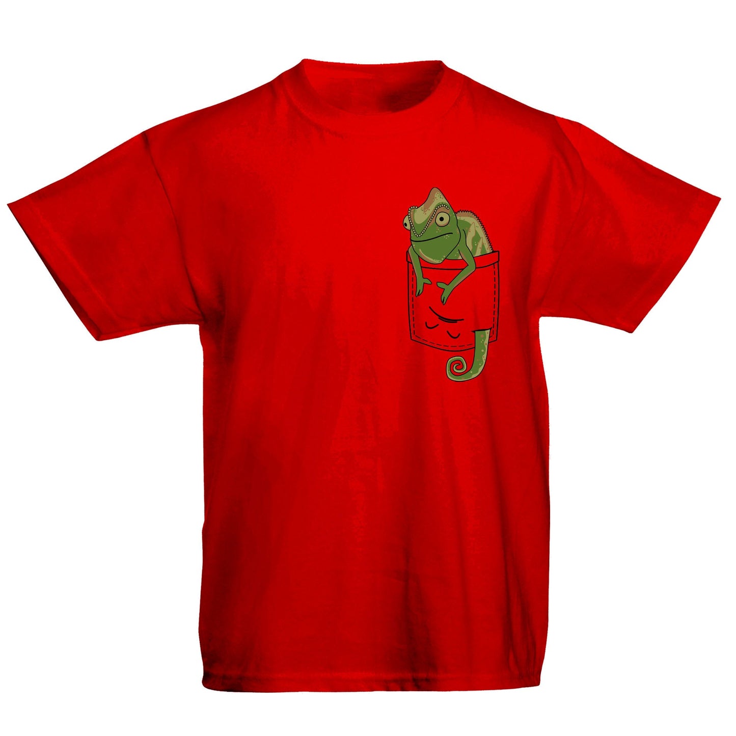 Chameleon Pocket Print Kids T-shirt