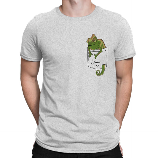 Chameleon Pocket Print Mens T-shirt