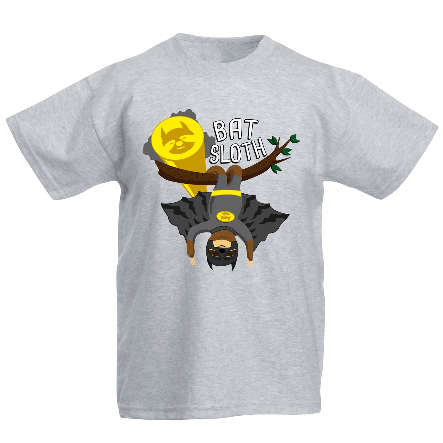 Bat Sloth Funny Super Hero Kids T-shirt