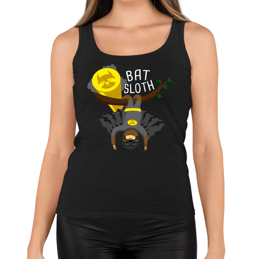 Bat Sloth Funny Super Hero Womens Vest