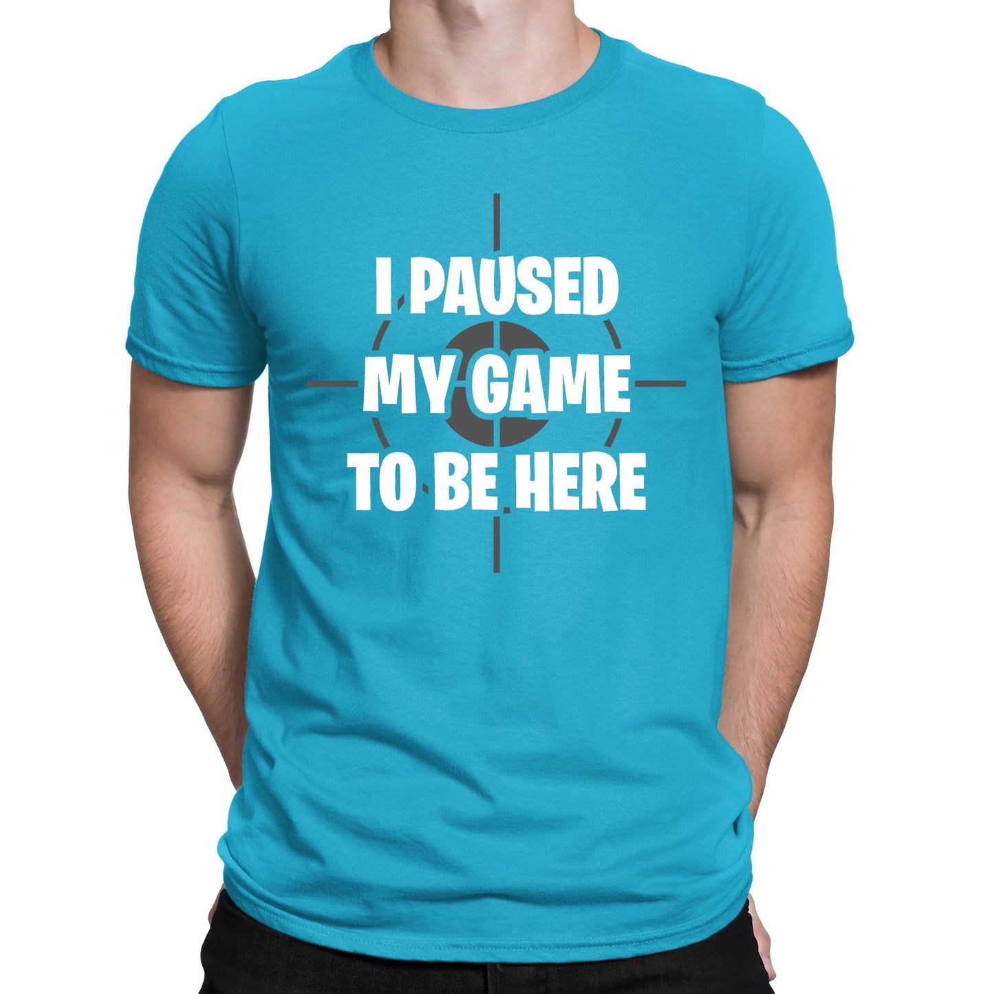 I Paused My Game To Be Here Funny Mens T-shirt