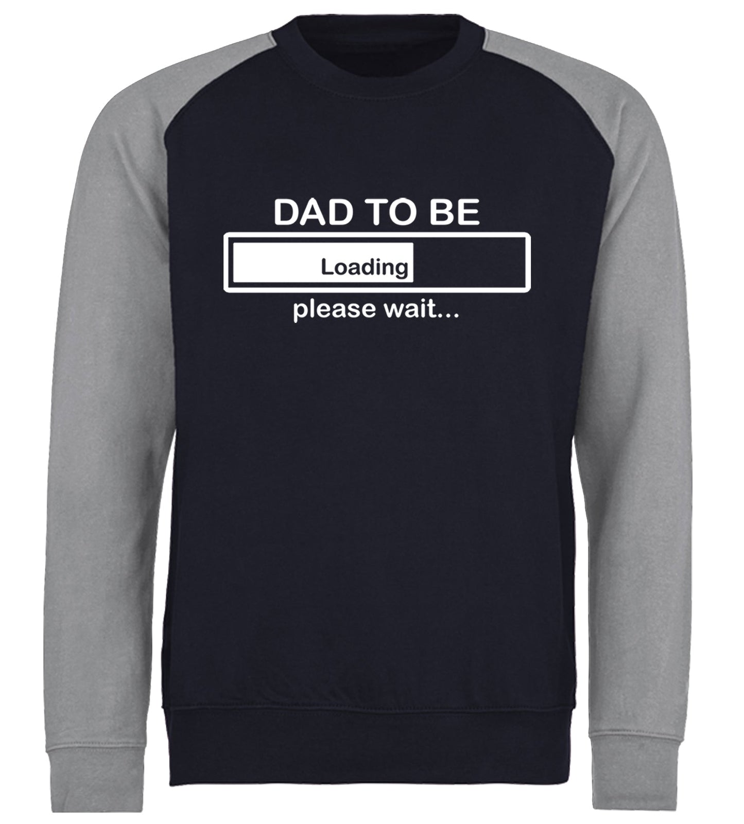 Dad To Be Loading Baseball Sweatshirt