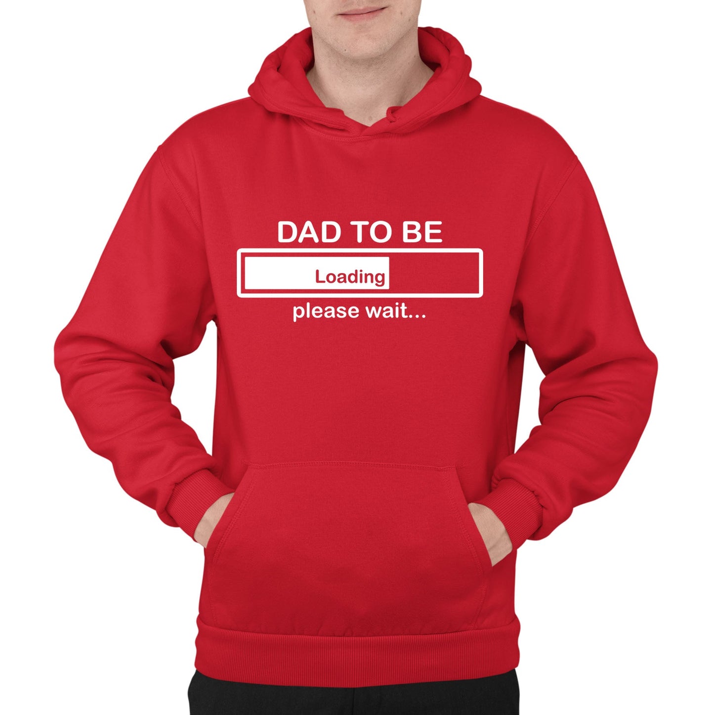 Dad To Be Loading Mens Pullover Hoodie