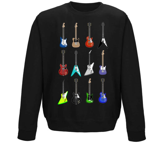 Guitar Styles Childrens Sweatshirt