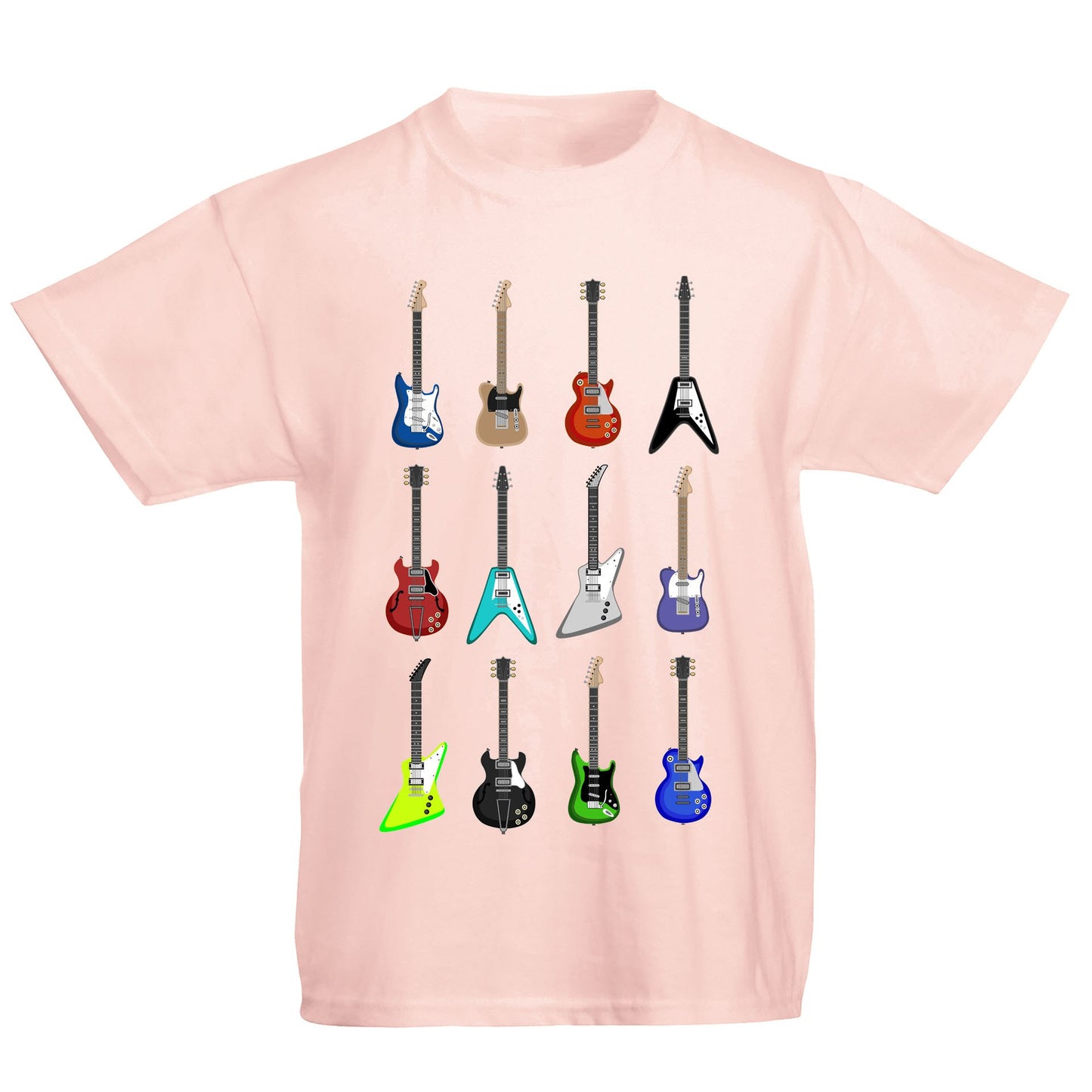 Guitar Styles Kids T-shirt