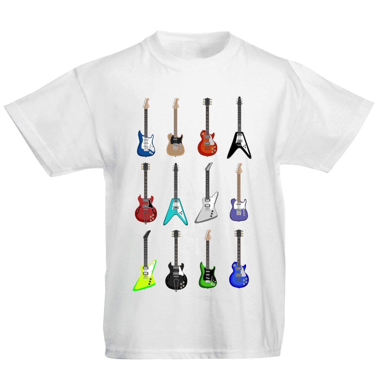 Guitar Styles Kids T-shirt