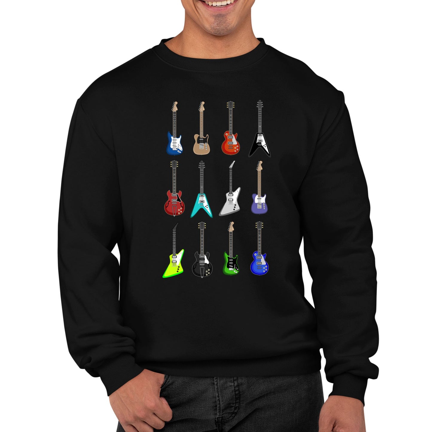 Guitar Styles Mens Sweatshirt