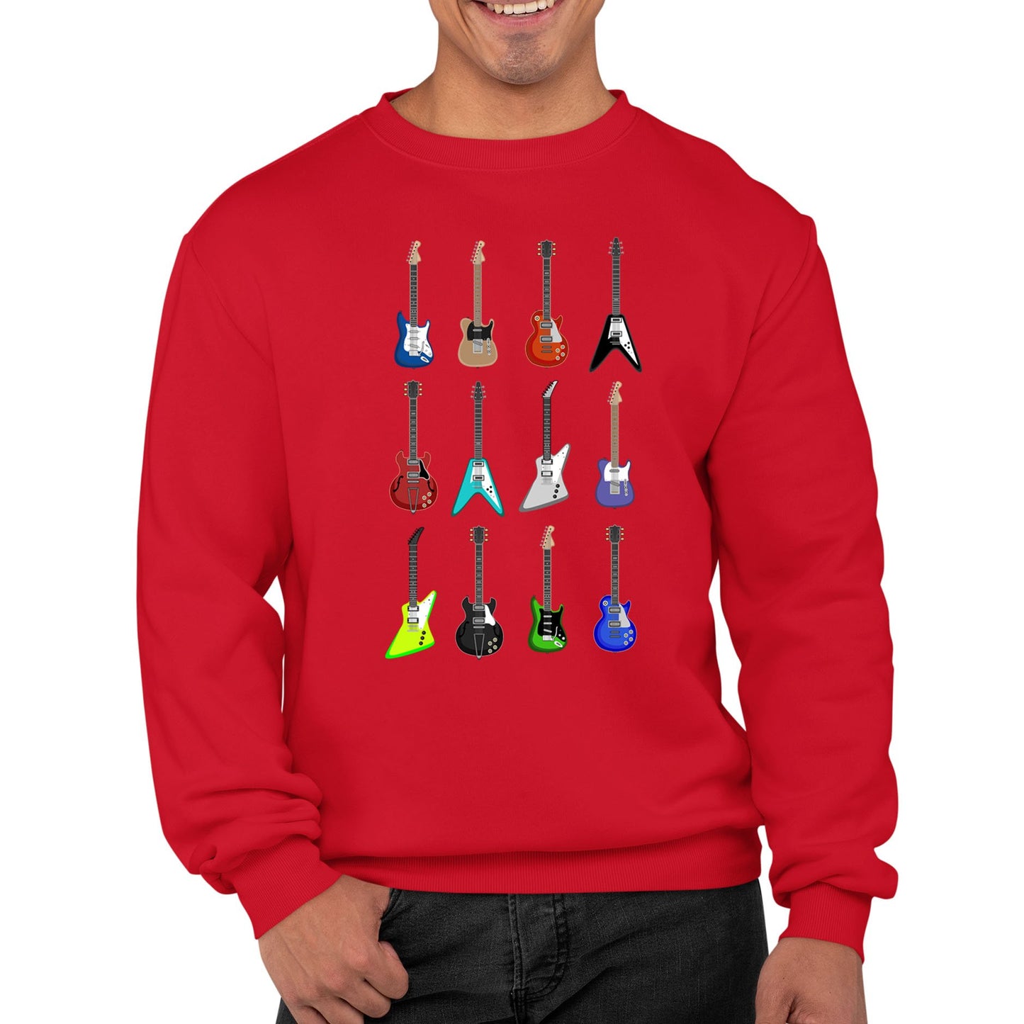 Guitar Styles Mens Sweatshirt