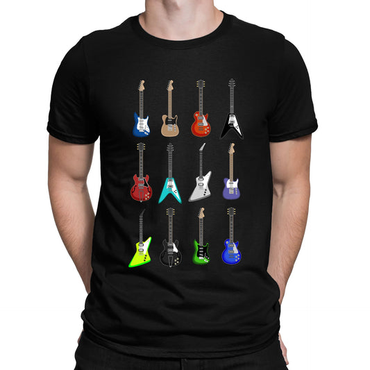 Guitar Styles Mens T-shirt