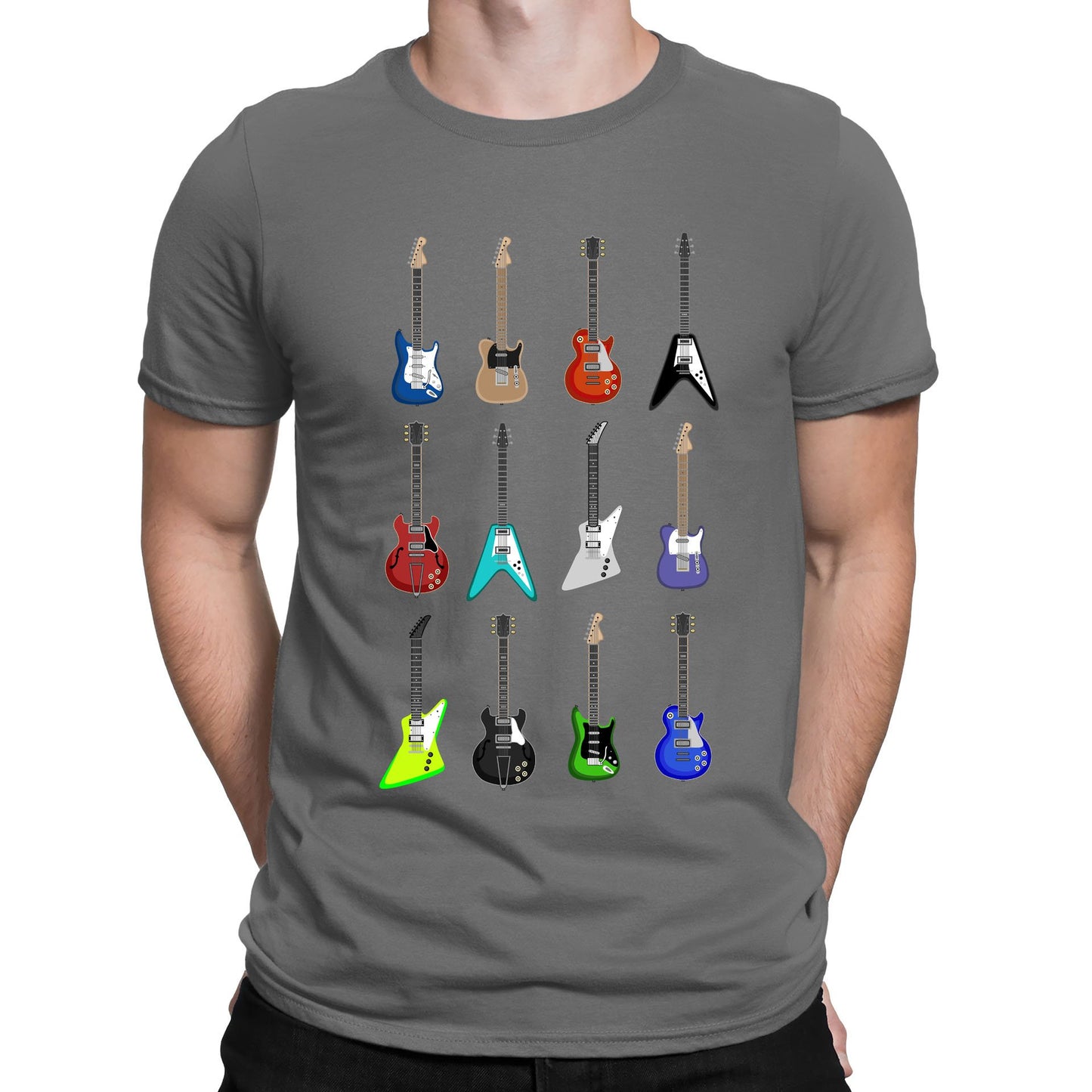 Guitar Styles Mens T-shirt