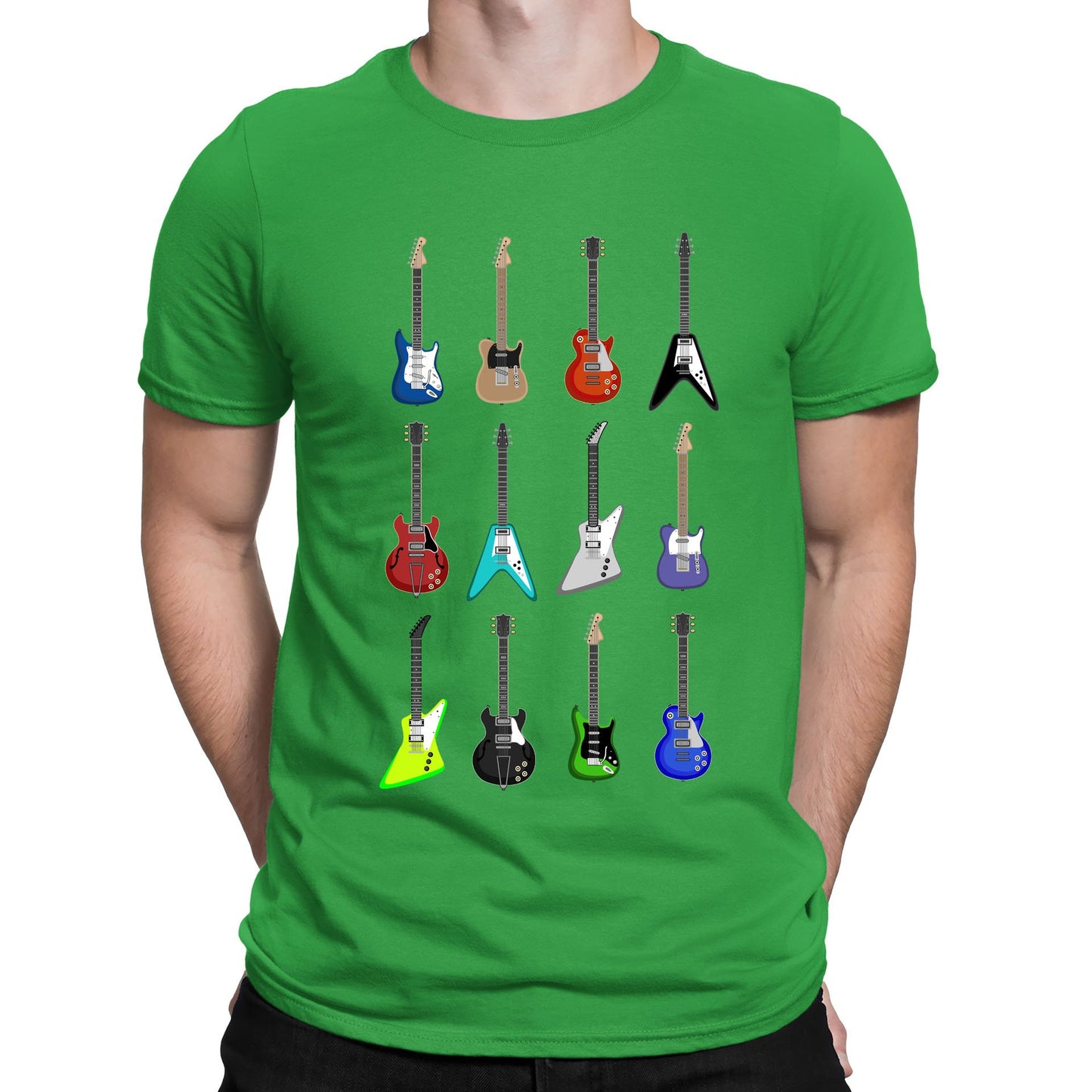 Guitar Styles Mens T-shirt