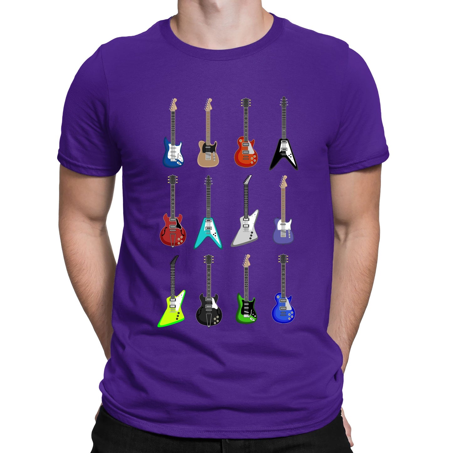 Guitar Styles Mens T-shirt