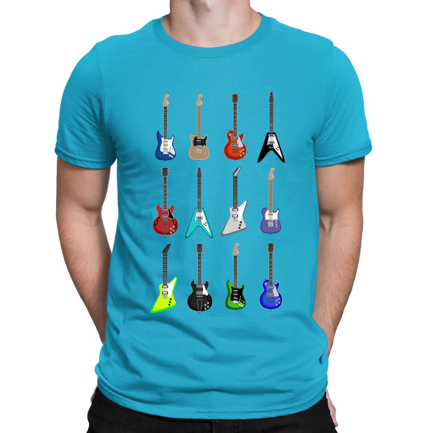 Guitar Styles Mens T-shirt