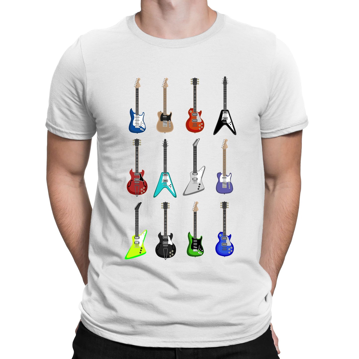 Guitar Styles Mens T-shirt