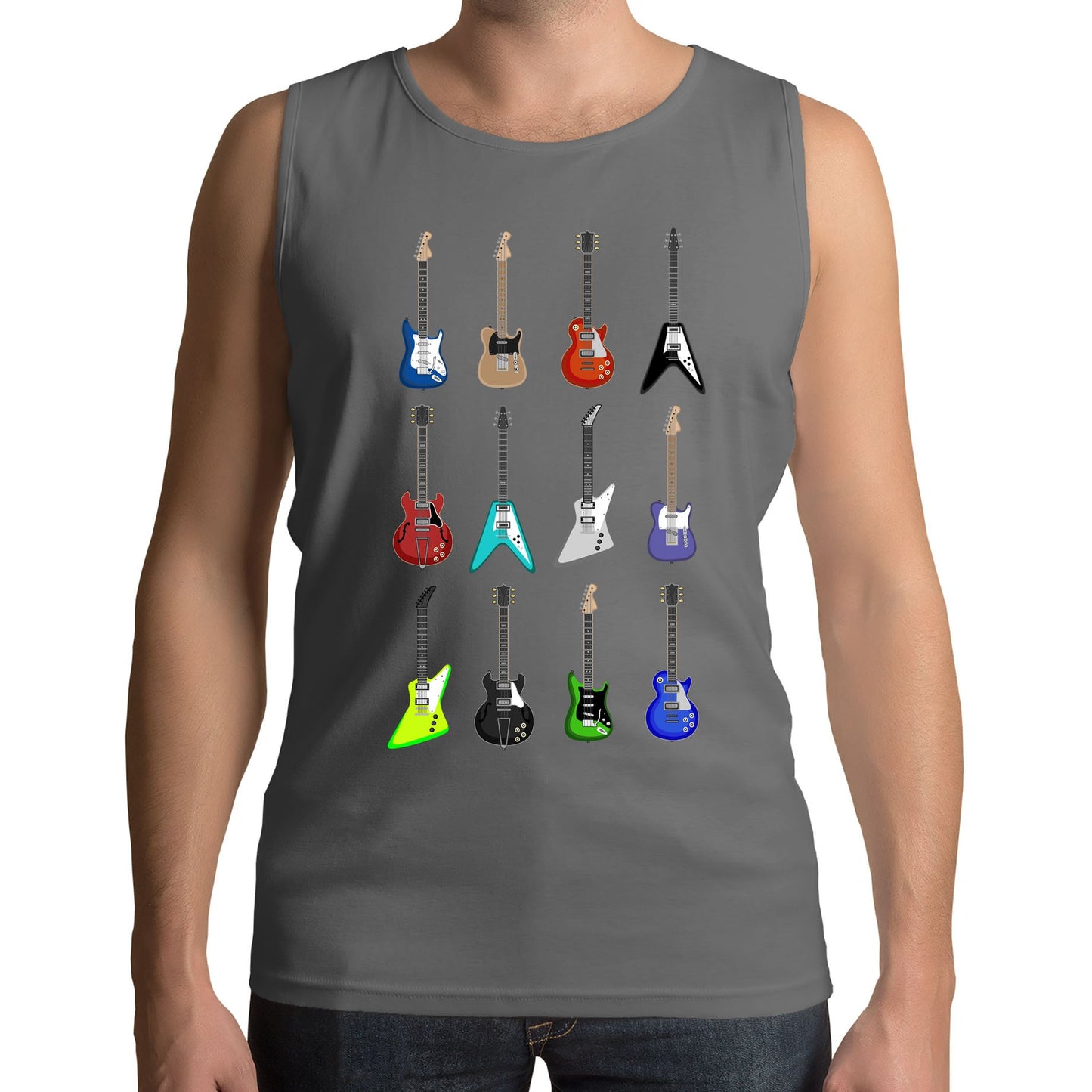 Guitar Styles Mens Vest