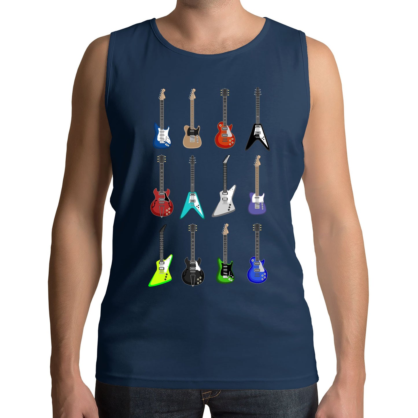 Guitar Styles Mens Vest