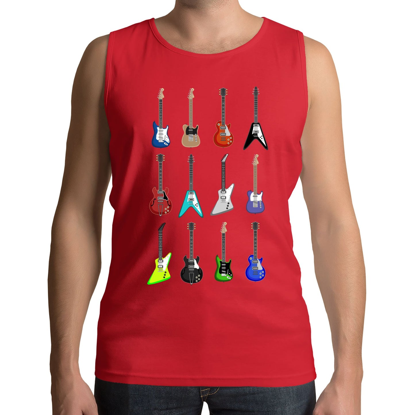 Guitar Styles Mens Vest