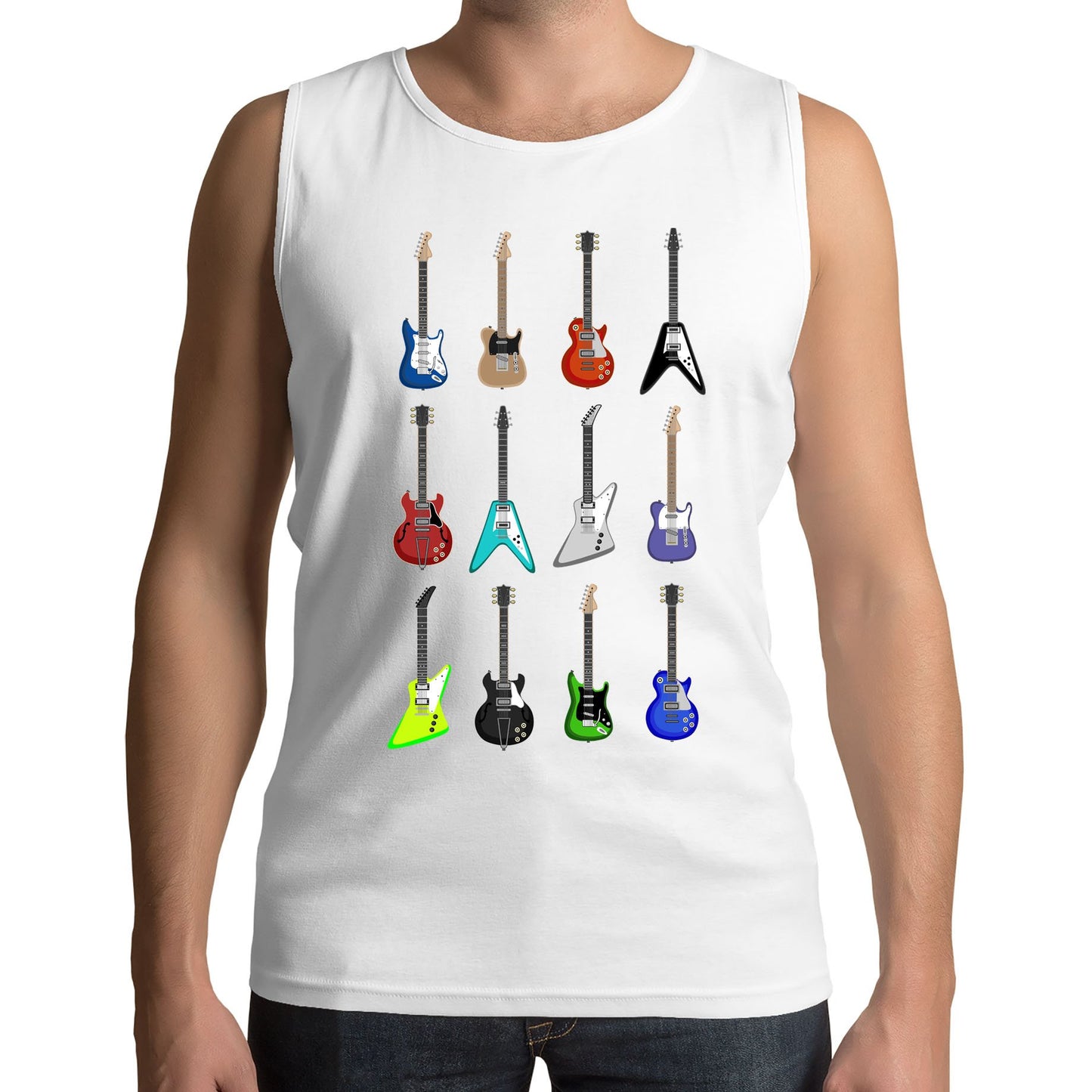 Guitar Styles Mens Vest