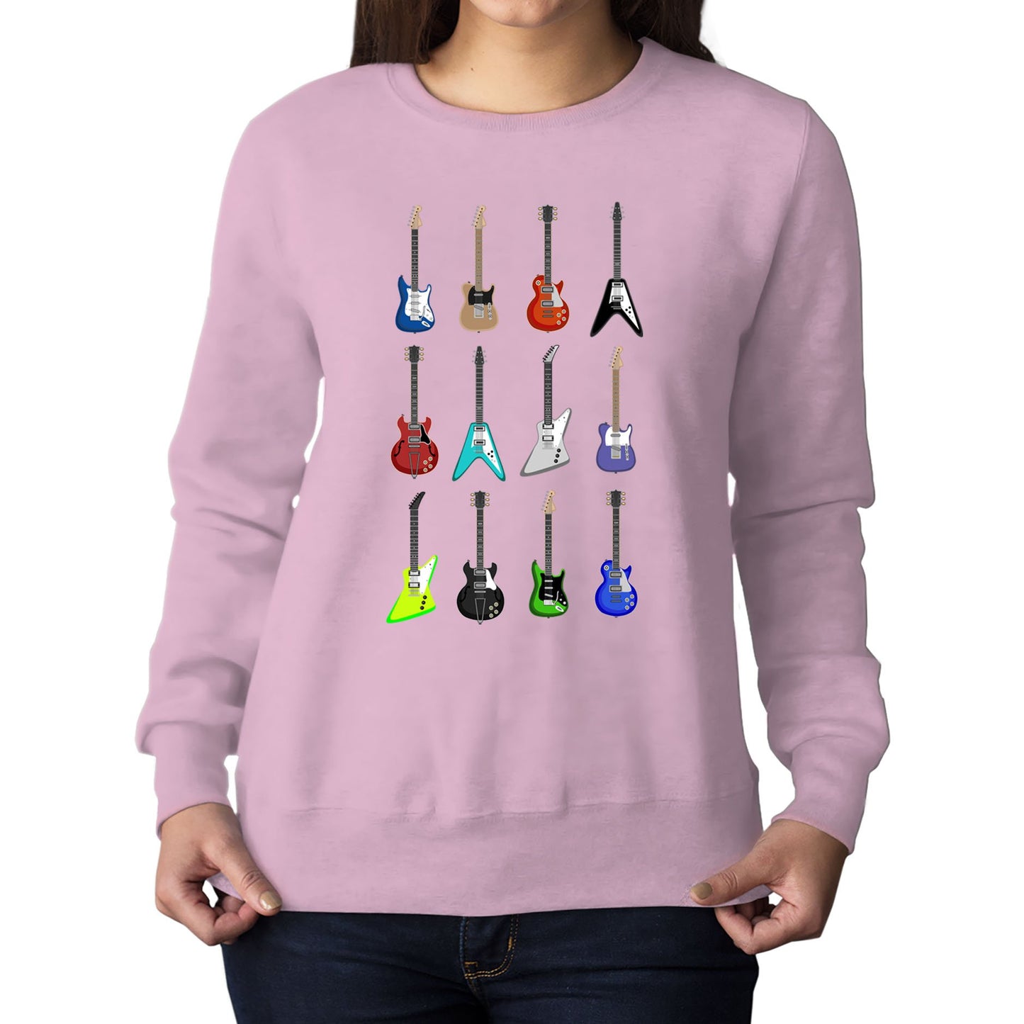 Guitar Styles Womens Sweatshirt