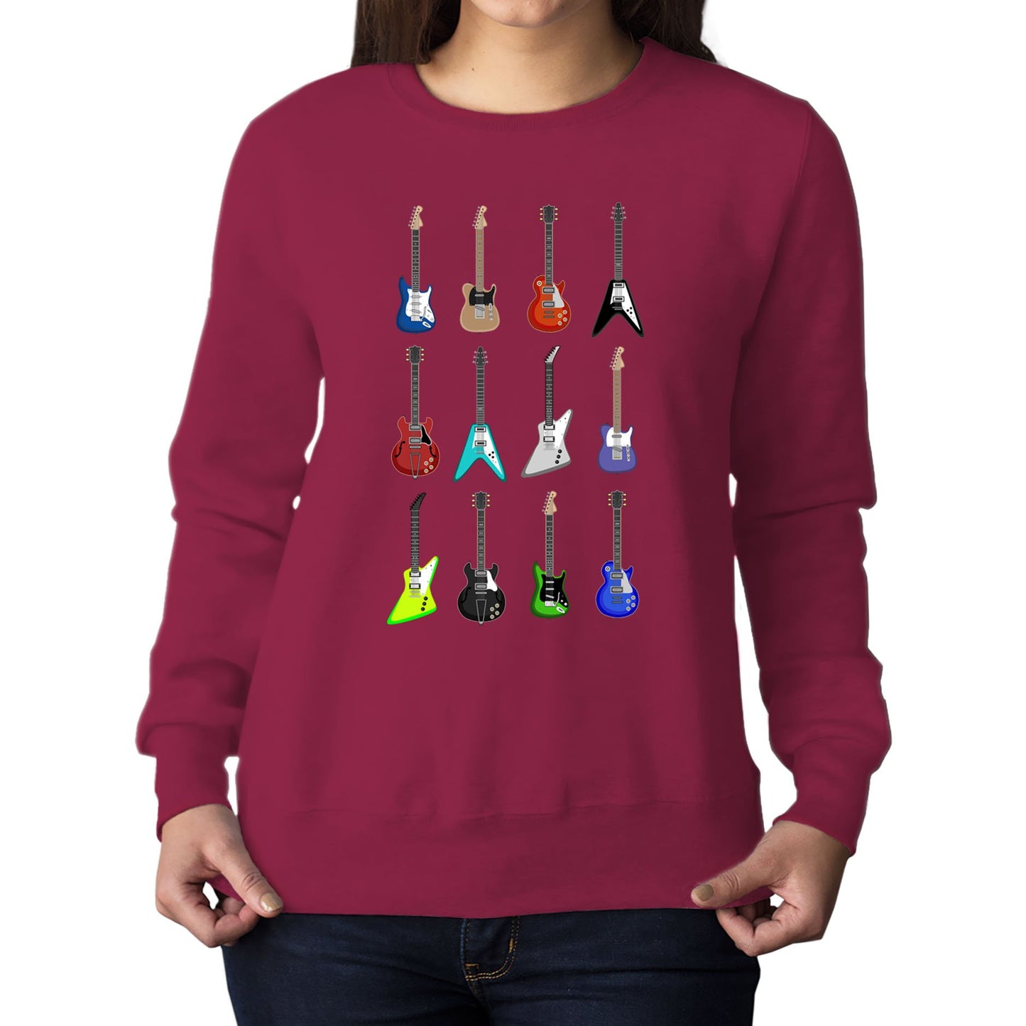 Guitar Styles Womens Sweatshirt