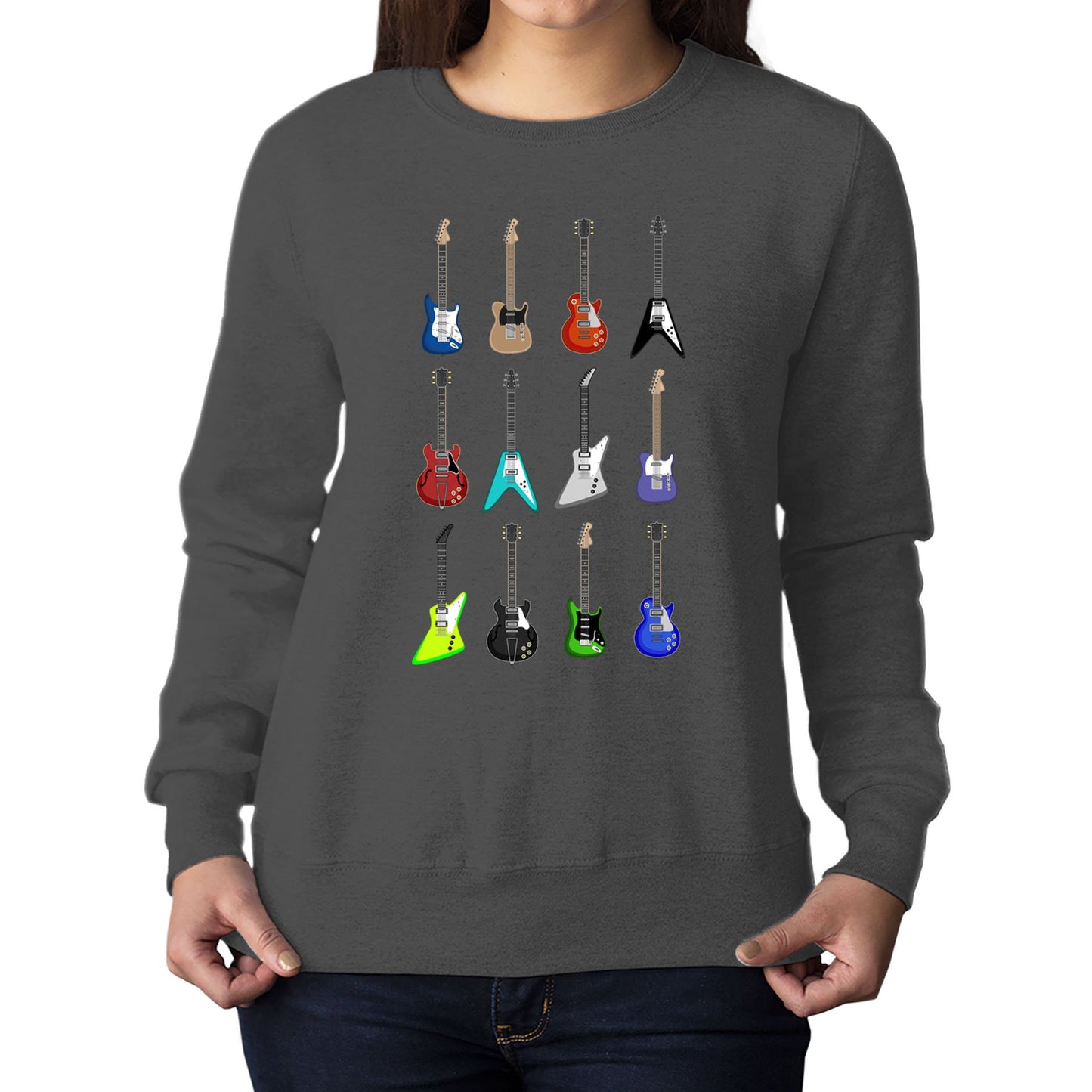 Guitar Styles Womens Sweatshirt