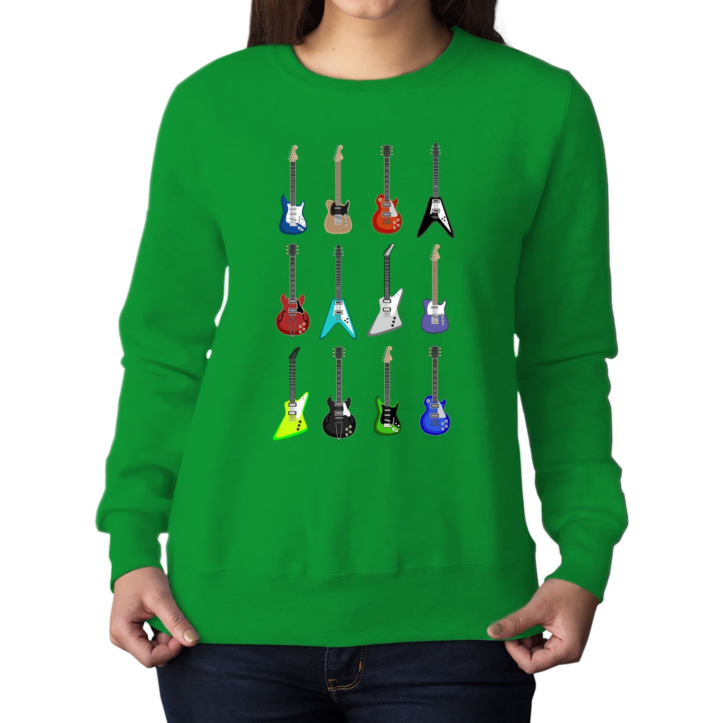 Guitar Styles Womens Sweatshirt