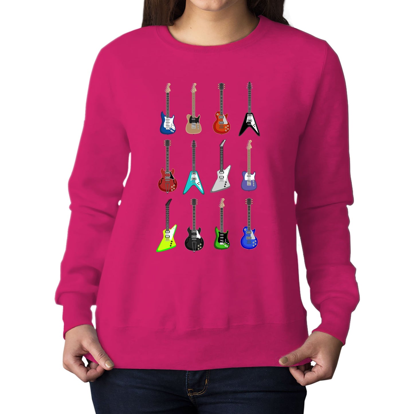 Guitar Styles Womens Sweatshirt