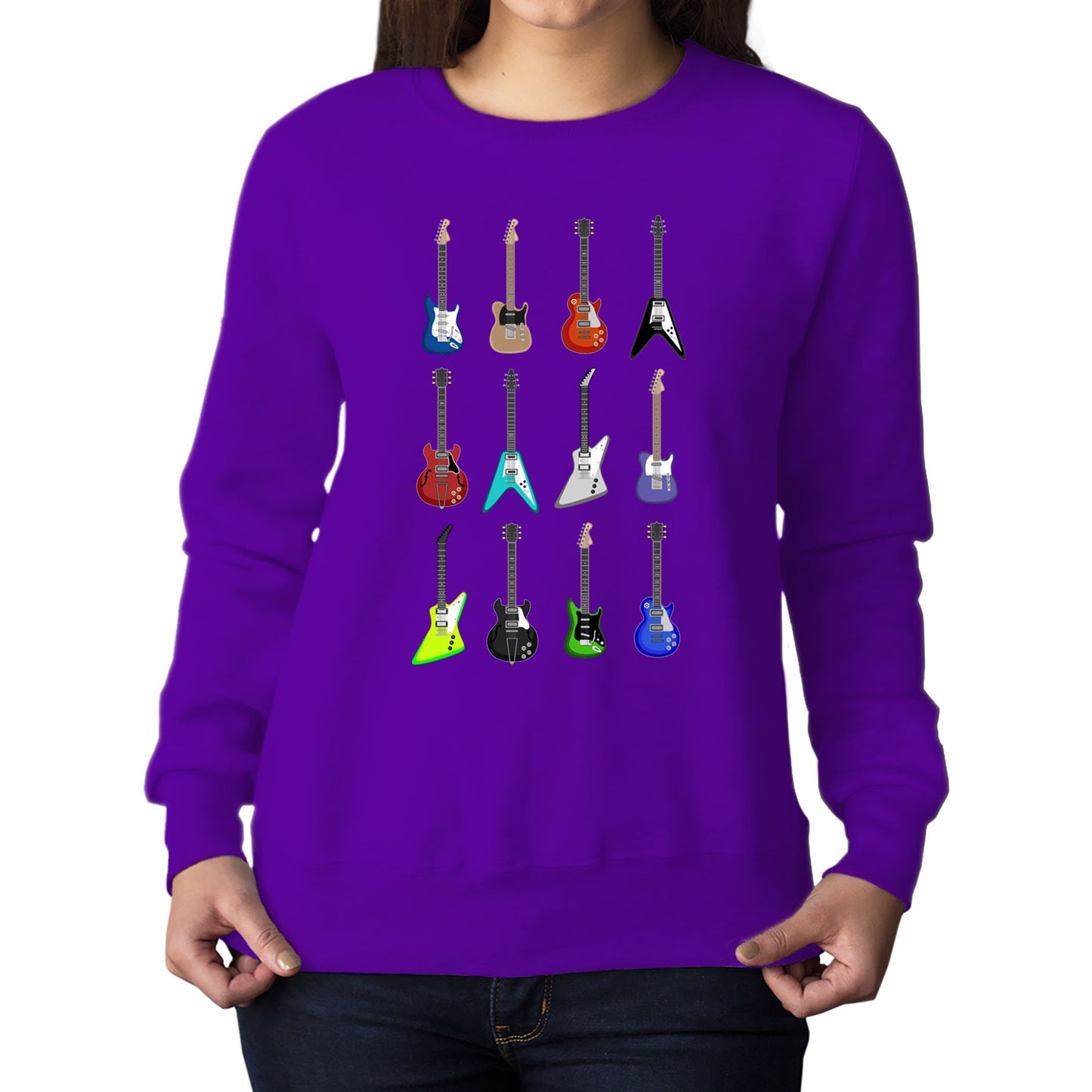 Guitar Styles Womens Sweatshirt