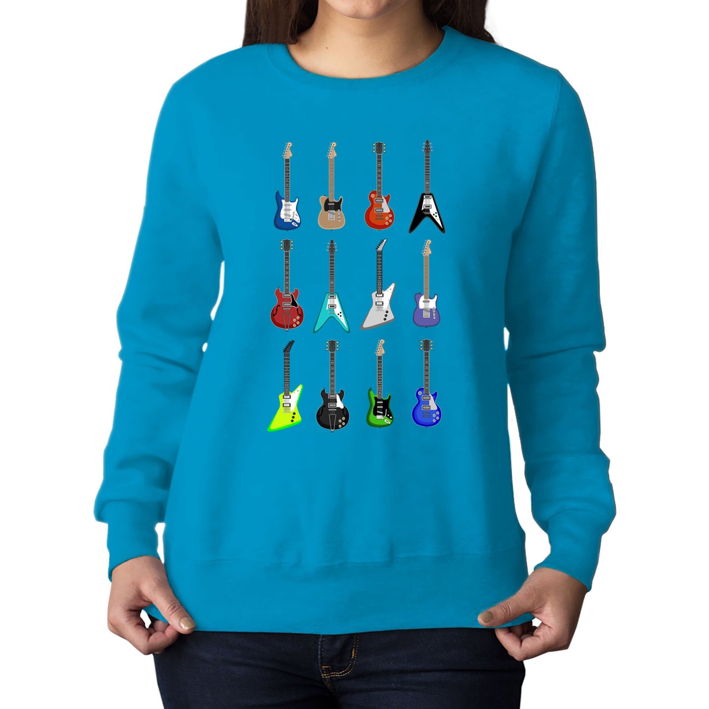 Guitar Styles Womens Sweatshirt