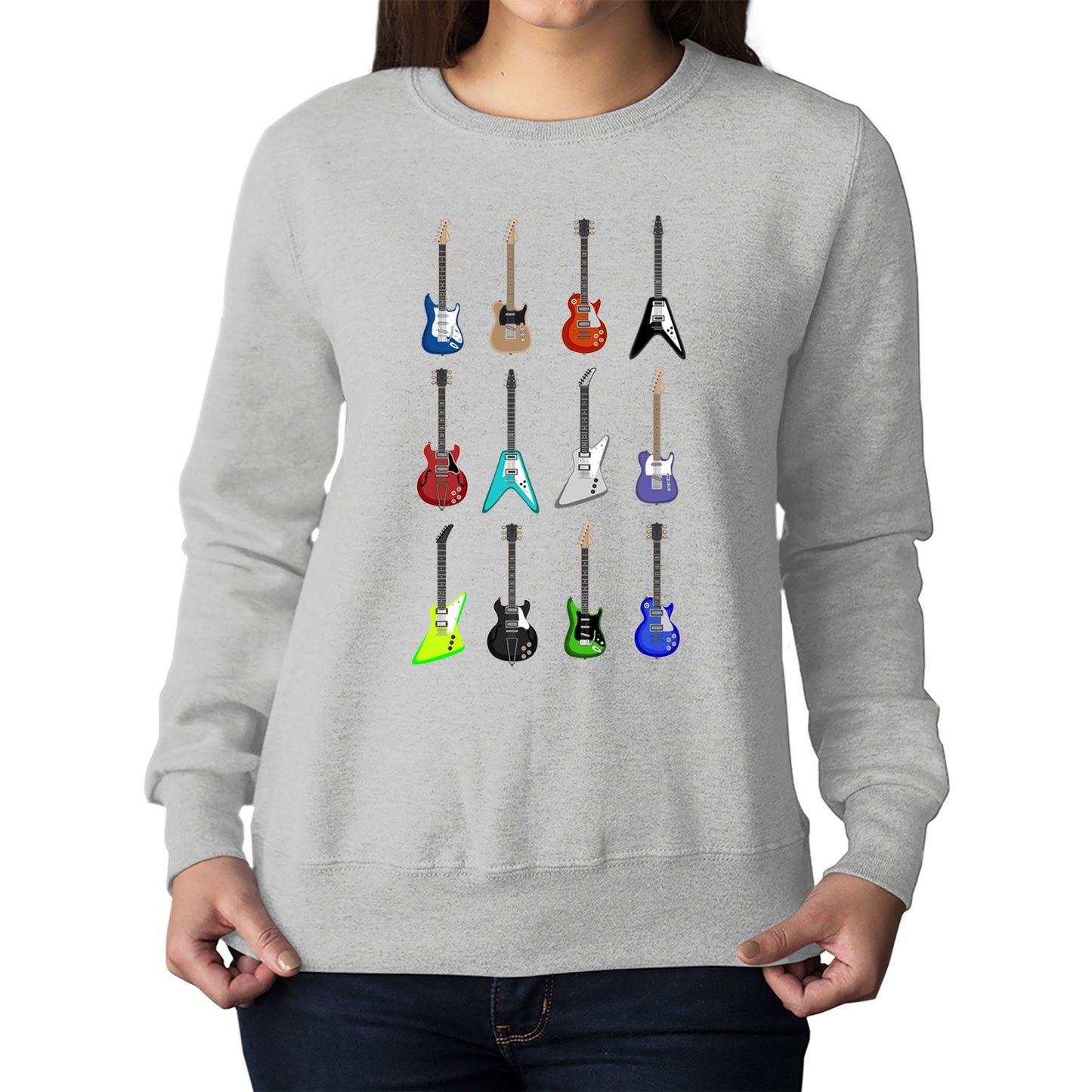 Guitar Styles Womens Sweatshirt