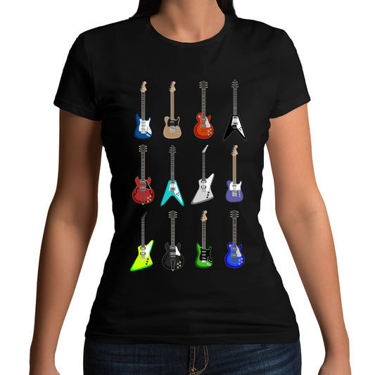 Guitar Styles Womens T-shirt