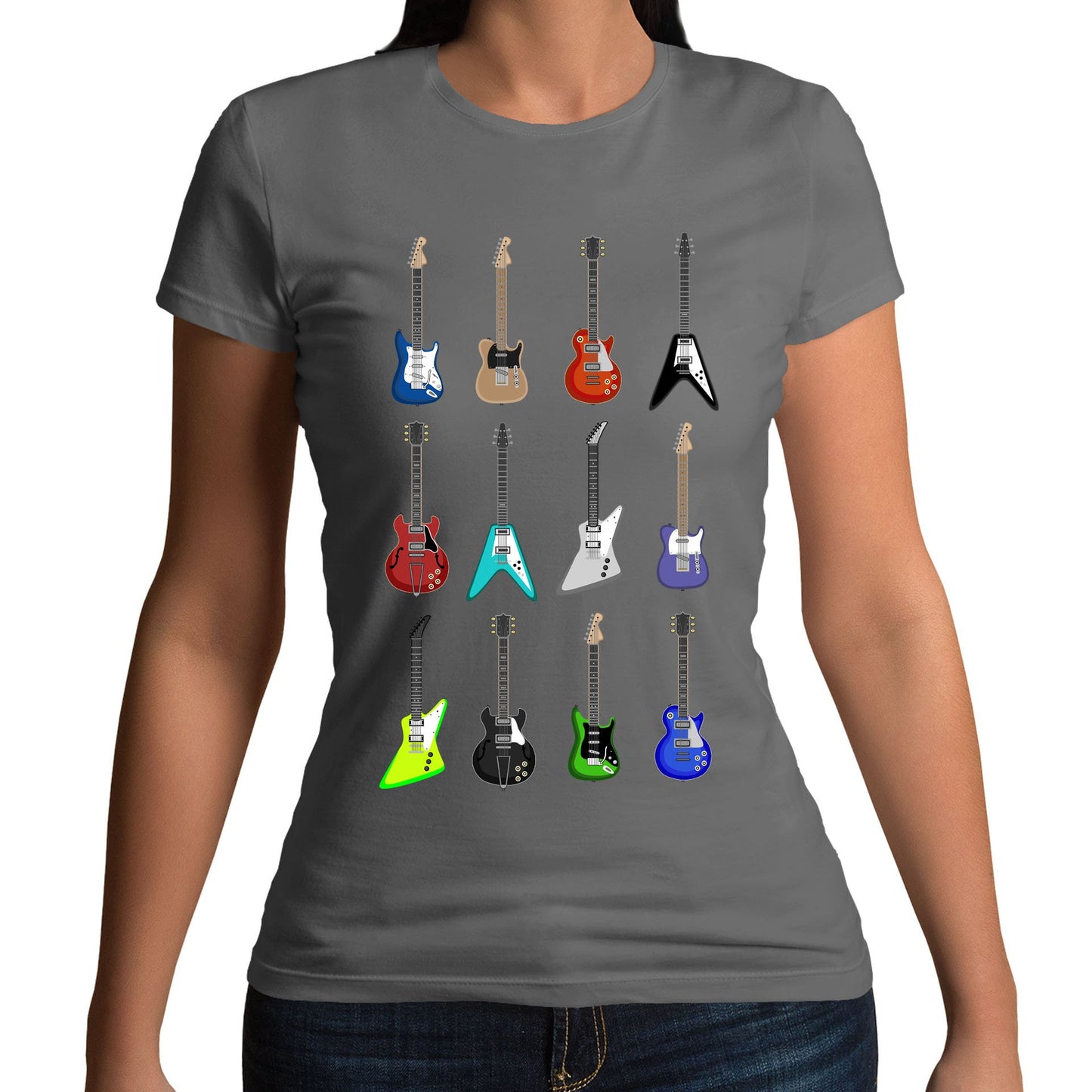 Guitar Styles Womens T-shirt