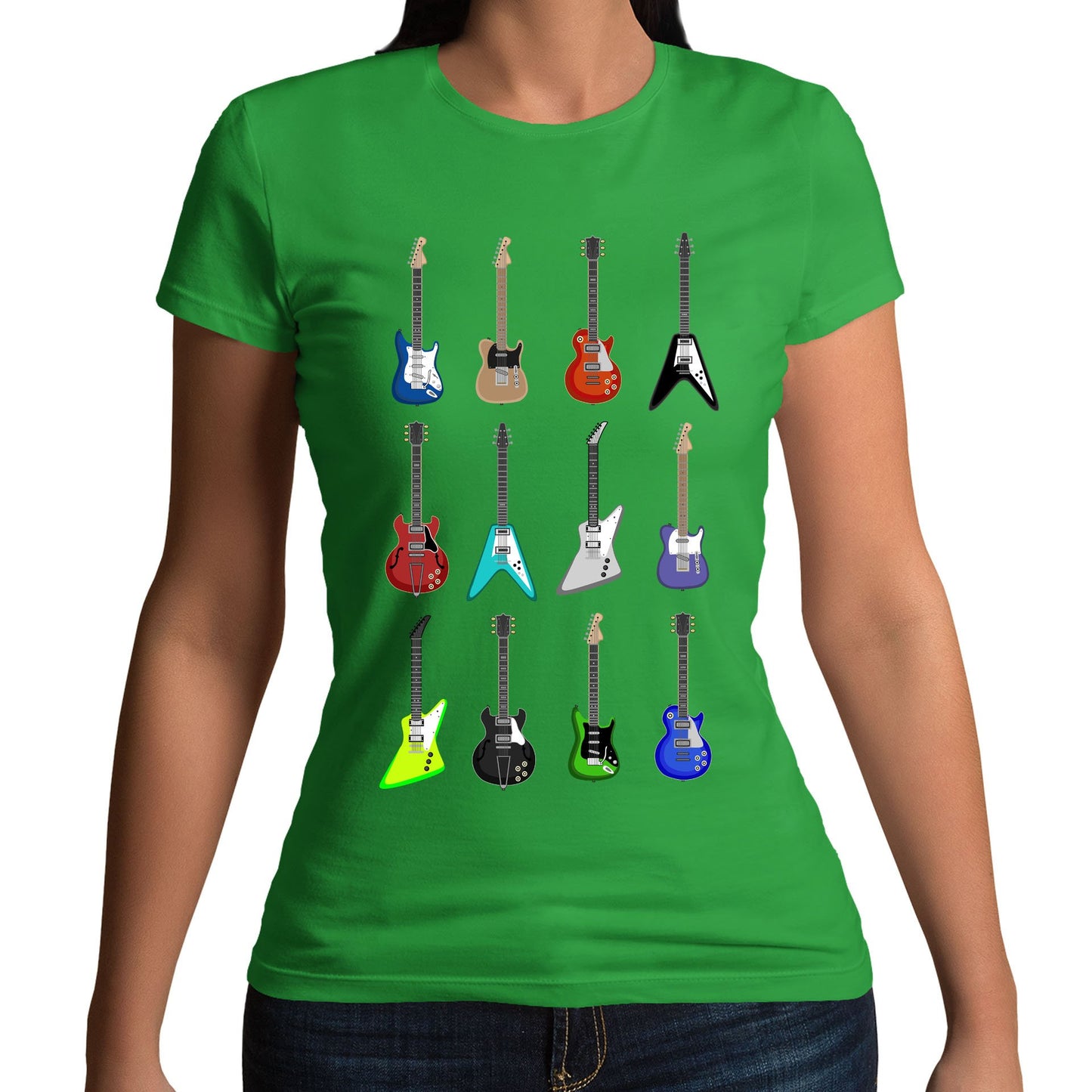 Guitar Styles Womens T-shirt