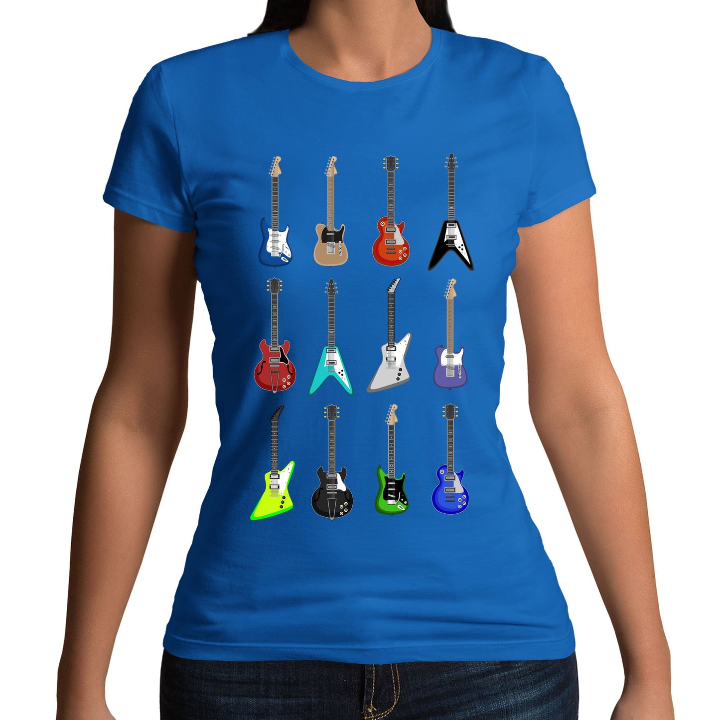 Guitar Styles Womens T-shirt