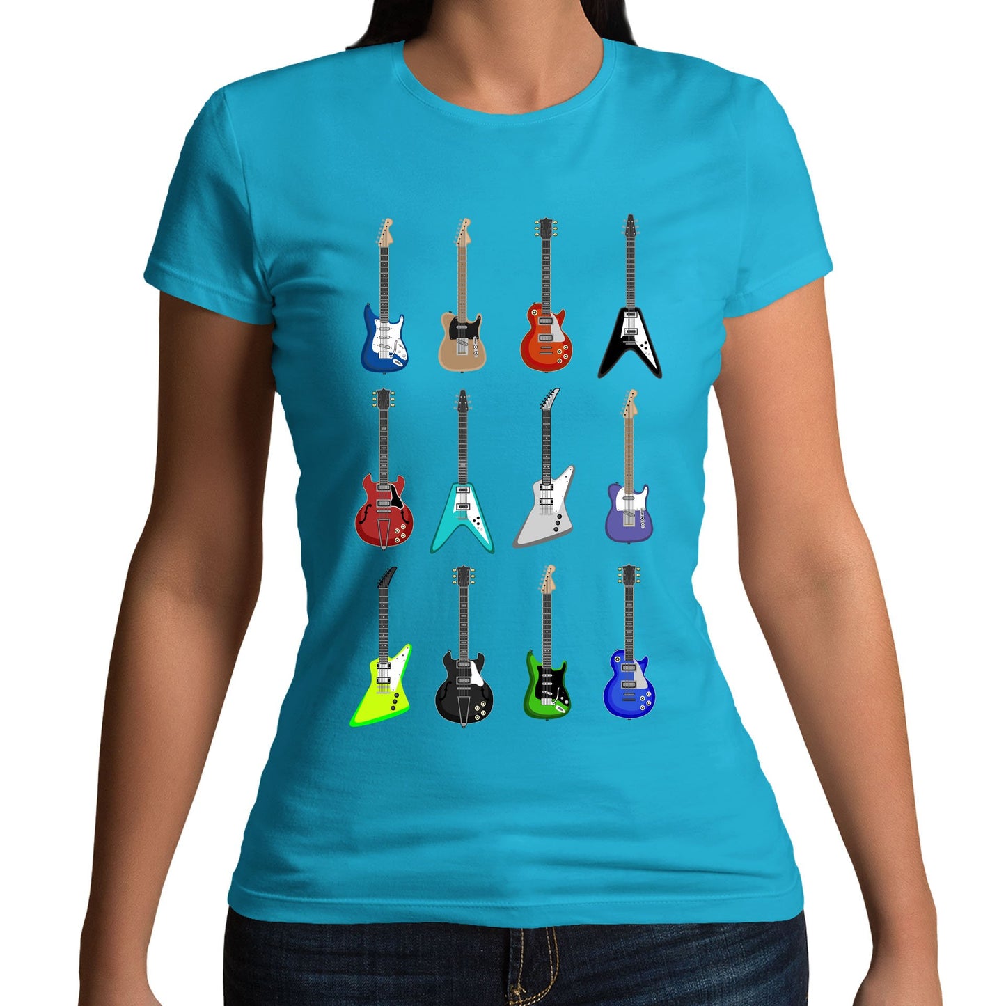 Guitar Styles Womens T-shirt