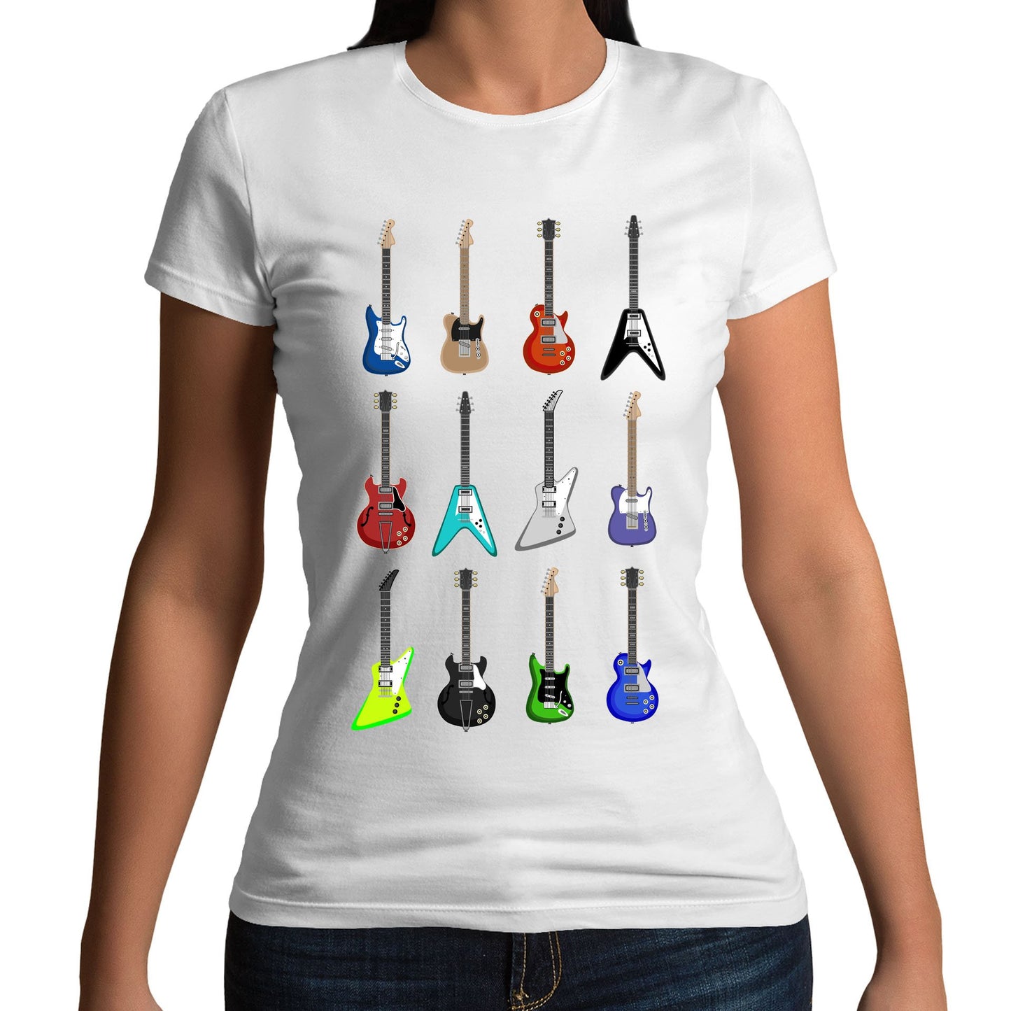 Guitar Styles Womens T-shirt